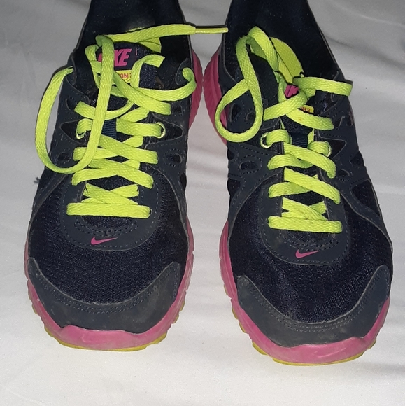 2 PAIR BUNDLE! Nike Revolution 2 & Skechers GOmeb Running Athletic Shoes Sz 6 - Picture 7 of 10
